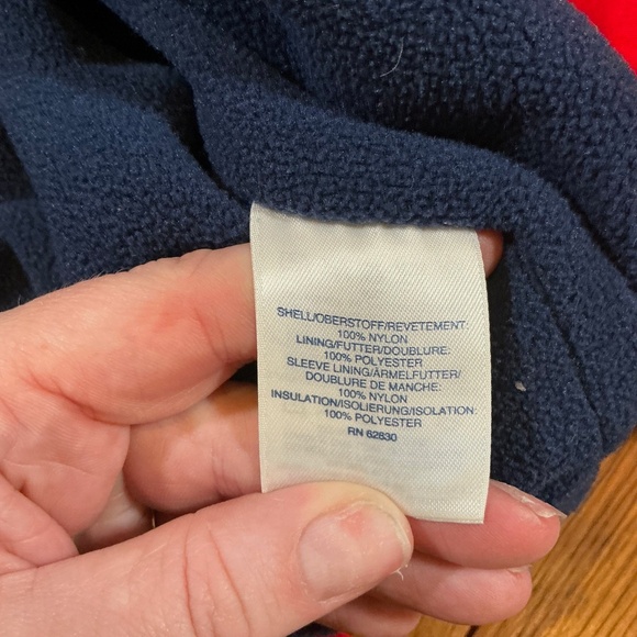 Lands’ End Womens Squall Waterproof Windproof Hooded Jacket Red Size L (14-16) | - Picture 9 of 10